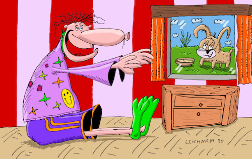 Cartoon: Nucki (medium) by Leichnam tagged nucki,plüschfigur,fantasie,kinderbuch,niedlich,herzig,putzig,niedlichkeit,leichnam,leichnamcartoon