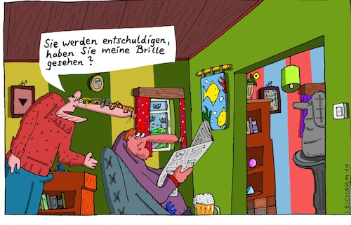 Cartoon: Suche (medium) by Leichnam tagged suche,brille,nachgefragt,sehhilfe,nasenfahrrad,verzweifelt,leichnam,leichnamcartoon