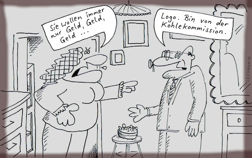 Cartoon: Zornige Dame (medium) by Leichnam tagged zorn,dame,geld,kohle,leichnamcartoon