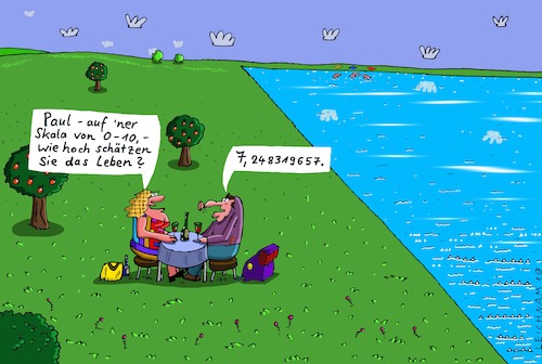 Cartoon: Zu Tisch (medium) by Leichnam tagged tisch,see,paul,leben,schätzen,lieben,skala,null,zehn,leichnam,leichnamcartoon,speise,trank