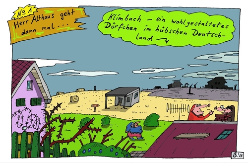 Cartoon: NAK 1 (medium) by Leichnam tagged neues,aus,klimbach