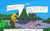 Cartoon: Am kühlen Nass (small) by Leichnam tagged kühl,wasser,schwimmen,standuhr,angst,gaga,leichnam,leichnamcartoon