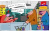 Cartoon: An der Kasse (small) by Leichnam tagged kasse,kassiererin,verkäuferin,supermarkt,wechseln,wechselgeld,jahre,gebiss,gestalt,überarbeitet,weihnachtszeit,kunde,leichnam,leichnamcartoon