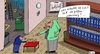 Cartoon: Arbeitswelt (small) by Leichnam tagged arbeitwelt,werkhalle,büro,chef,arbeiter,groß,klein,wahnsinnig,sekt,macht,unterdrückung