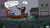 Cartoon: Auf den Wassern (small) by Leichnam tagged auf,den,wassern,mafiosi,venedig,bootsfahrt,gondel,staken,unter,wasser,bestrafung