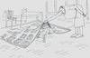 Cartoon: Aufgefunden! (small) by Leichnam tagged aufgefunden,henry,büttner,testament,teppich,ehefrau,lampe,heimlich,wohnzimmer,schreiben,dokument