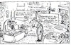 Cartoon: Büroboss (small) by Leichnam tagged büroboss,chef,minutiös,berichterstattung,erwartung,genauigkeit,exaktheit,penibel,perfektion,selbstverständlich,herr,direktor,untertan,angestellter,niemand