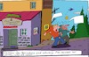 Cartoon: Gockel (small) by Leichnam tagged gockel,windschief,cartoons,gastwirtschaft,betrunkene,säufer,lallen,sprechblasen,leichnamcartoon,schwierig,unverstanden