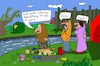 Cartoon: gut (small) by Leichnam tagged gut,camping,ausrüstung,ahhh,ohhh,bach,urlaub,wochenende,leichnam,leichnamcartoon