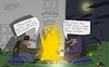 Cartoon: Nacht (small) by Leichnam tagged nacht,nachts,feuer,lagerfeuer,erste,frau,gattin,heiß,jedesmal,sitzen,freunde,romantik