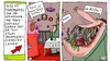 Cartoon: Oleg (small) by Leichnam tagged oleg,tanzmuffel,damenwahl,erfindung,einfall,spannende,raaaa,sie,dürfen,abgelehnt,abwimmeln,no,nein,bitte,aufforderung