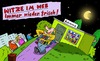 Cartoon: Witze (small) by Leichnam tagged witze,web,kämme,immer,wieder,frisch