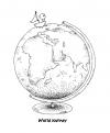 Cartoon: Mondmann - World Journey (small) by Trantow tagged cartoon,journey,fantasie,outline,strichzeichnung