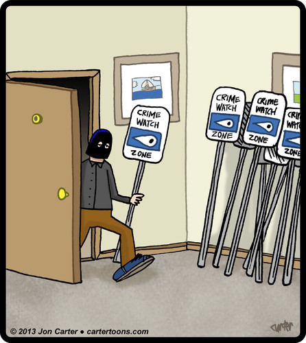 Cartoon: Sign Thief (medium) by cartertoons tagged thief,crime,stealing,signs,police,criminals,thief,crime,stealing,signs,police,criminals