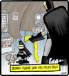 Cartoon: Bat Belt (small) by cartertoons tagged bat,man,cave,child,punishment,belt