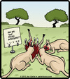 Cartoon: Kill Feedback (small) by cartertoons tagged animals,lions,africa,feedback,customer,surveys