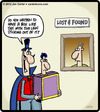 Cartoon: Missing Half (small) by cartertoons tagged entertainment,magic,magicians,lost,found,volunteers,accidents