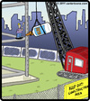 Cartoon: Sticky Construction (small) by cartertoons tagged construction,work,glue,crane,building