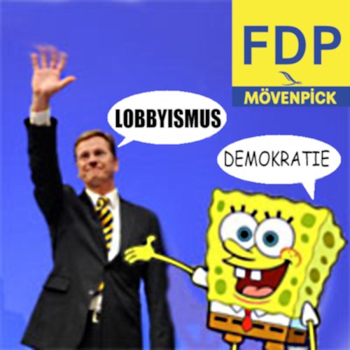 Cartoon: Lobbykratie (medium) by Fareus tagged fdp,politik,westerwelle,lobby,lobbyismus,demokratie
