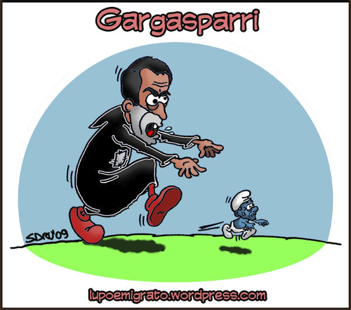 Cartoon: Maurizio Gasparri (medium) by sdrummelo tagged maurizio,gasparri,pdl,italy,italia,politico,politician,politics