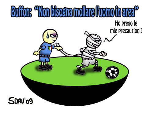 Cartoon: Calcio (medium) by sdrummelo tagged calcio,soccer,cannavaro,napoli,calciatori,coppa,africa,usa,egitto,lippi