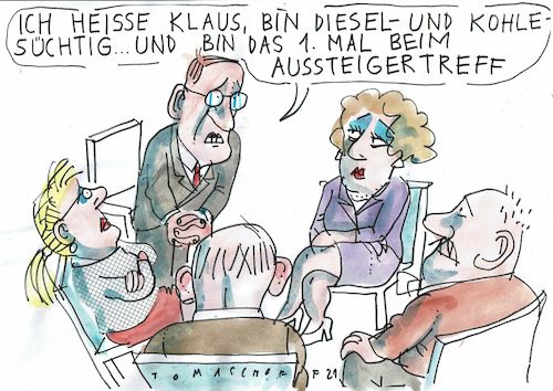 Cartoon: abhängig (medium) by Jan Tomaschoff tagged energie,wende,kohle,öl,energie,wende,kohle,öl