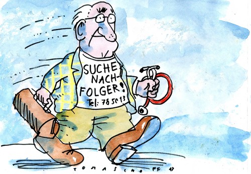 Cartoon: Ärztemangel (medium) by Jan Tomaschoff tagged ärztemangel,ärztemangel