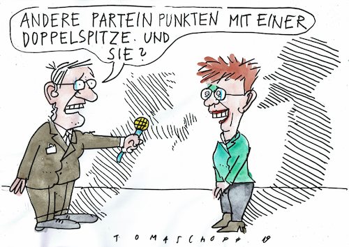 Cartoon: AKK (medium) by Jan Tomaschoff tagged cdu,akk,merz,cdu,akk,merz
