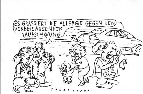 Cartoon: Allergie (medium) by Jan Tomaschoff tagged aufschwung,inflation,lebensmittelpreise