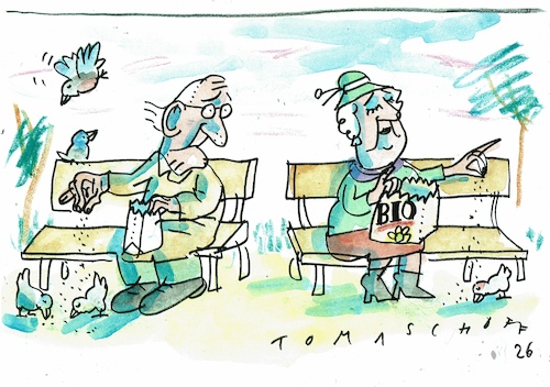 Cartoon: bio (medium) by Jan Tomaschoff tagged natur,umwelt,bio,natur,umwelt,bio
