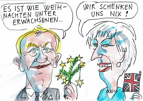 Cartoon: Brexit (medium) by Jan Tomaschoff tagged eu,uk,brexit,eu,uk,brexit