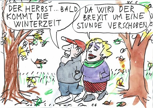 Cartoon: Brexit (medium) by Jan Tomaschoff tagged winterzeit,brexit,gb,eu,winterzeit,brexit,gb,eu