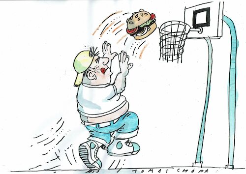 Cartoon: Burger (medium) by Jan Tomaschoff tagged ernährung,sport,übergewicht,ernährung,sport,übergewicht