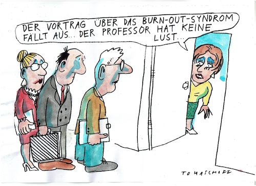 Cartoon: burn out (medium) by Jan Tomaschoff tagged burn,out,leistung,burn,out,leistung