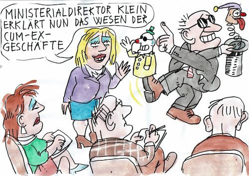 Cartoon: Cum ex (medium) by Jan Tomaschoff tagged cumexgeschäfte,steuern,betrug,cumexgeschäfte,steuern,betrug