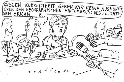 Cartoon: Erkan B. (medium) by Jan Tomaschoff tagged erkan