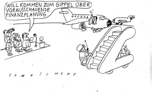 Cartoon: Finanzplanung (medium) by Jan Tomaschoff tagged finanzplanung,finanzplanung,finanzen