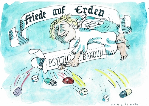 Cartoon: Friede (medium) by Jan Tomaschoff tagged friede,konflikte,friede,konflikte