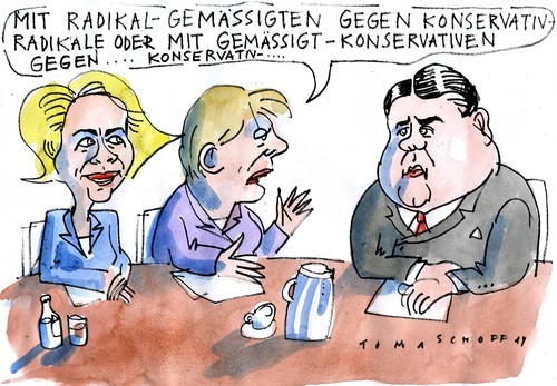 Cartoon: gemässigt radikal oder was (medium) by Jan Tomaschoff tagged terror,fundamentalisten,terror,fundamentalisten