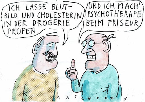 Cartoon: Gesundheit (medium) by Jan Tomaschoff tagged arzt,apotjeke,drogerie,labor,psychotherapie,arzt,apotjeke,drogerie,labor,psychotherapie
