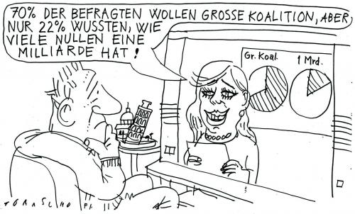 Cartoon: Große Koalition (medium) by Jan Tomaschoff tagged große,koalition