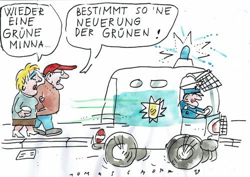 Cartoon: grün (medium) by Jan Tomaschoff tagged die,grünen,grünenhype,die,grünen,grünenhype