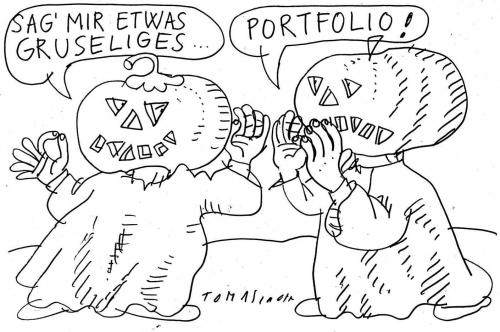 Cartoon: Halloween (medium) by Jan Tomaschoff tagged bankenkrise,börsen,aktien,geldanlagen
