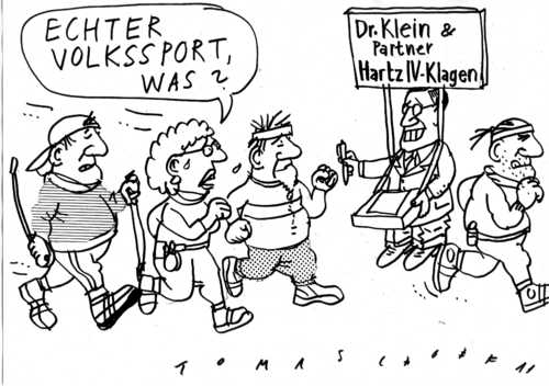 Cartoon: Hartz-IV-Klagen (medium) by Jan Tomaschoff tagged hartz,klagen,hartz,klagen,arbeit,job,arbeitslosigkeit
