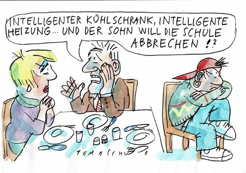 Cartoon: Intelligenz (medium) by Jan Tomaschoff tagged smart,home,sulabbrecher,smart,home,sulabbrecher