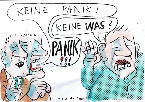 Cartoon: keine Panik (medium) by Jan Tomaschoff tagged panik,epidemie,corona,viren,panik,epidemie,corona,viren