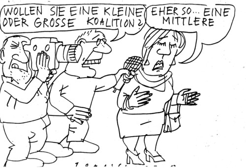 Cartoon: Koalitionen (medium) by Jan Tomaschoff tagged koalitionen,koalitionen