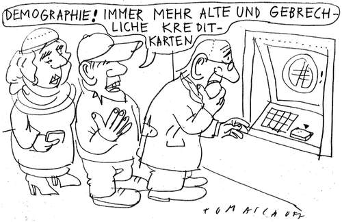 Cartoon: Kreditkartensicherheit (medium) by Jan Tomaschoff tagged kreditkarten,master,visa,kredikartensicherheit