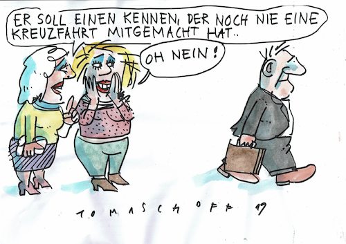 Cartoon: Kreuzfahrt (medium) by Jan Tomaschoff tagged tourismus,kreuzfahrt,tourismus,kreuzfahrt
