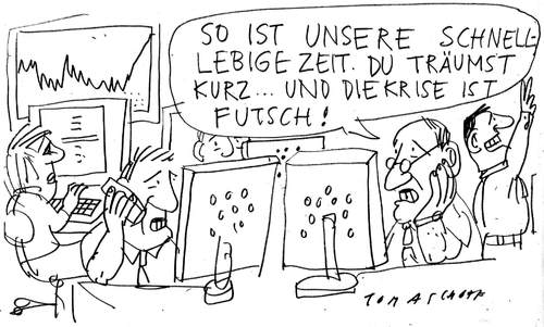 Cartoon: Krise (medium) by Jan Tomaschoff tagged krise,wirtschaftskrise,konsum,wachstum